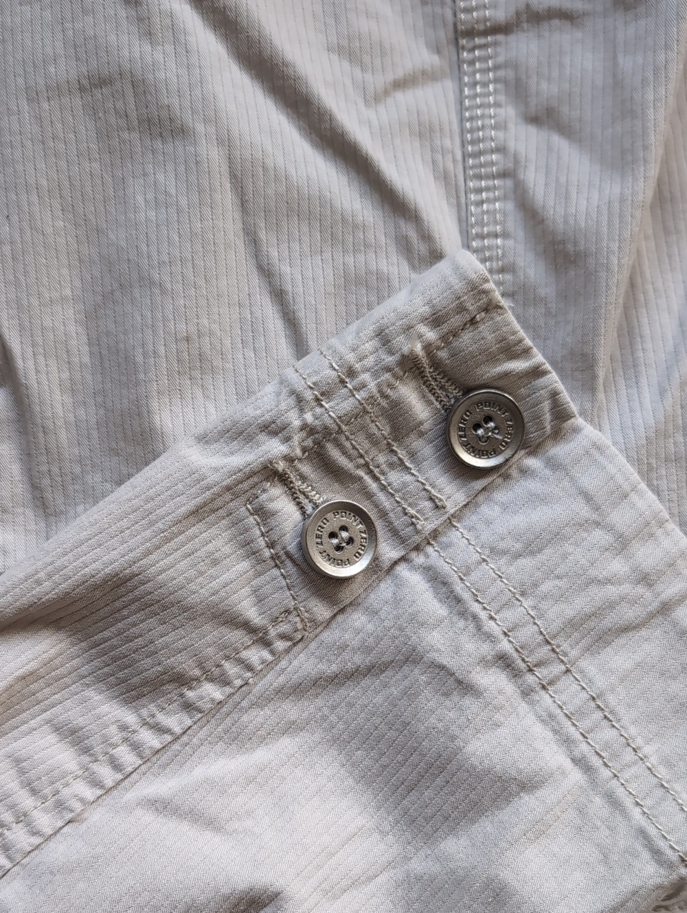 Point Zero Women's Light Taupe Button-Front Blazer - Picture 8 of 8